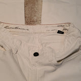Eddie Bauer White Mid Rise Natural Bootcut Jeans Size 6