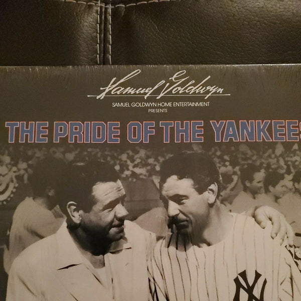 THE PRIDE OF THE YANKEES 2-Laserdisc LD VERY GOOD CONDITION GARY COOPER STARS!