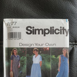 SIMPLICITY #7577 - LADIES ~ DESIGN YOUR OWN LOOSE SUMMER DRESS PATTERN 20-24 FF