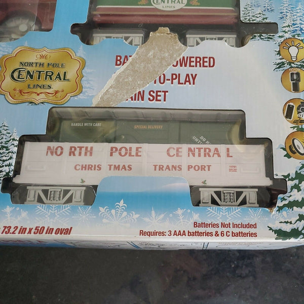 Lionel Trains North Pole Central Ready to Play Battery Power Christmas Train Set