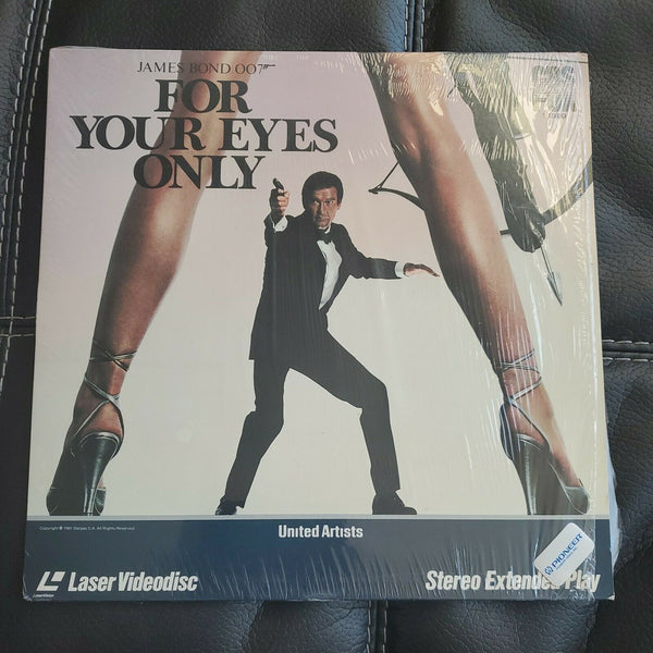 For Your Eyes Only Laserdisc 007 James Bond  Stereo Extended Play Roger Moore LD