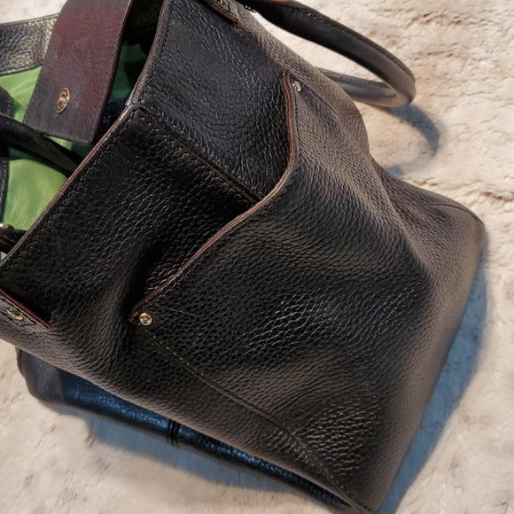 Kate Spade Pebbled Black Leather Shoulder Bag