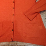 Banana Republic Italian Yarn Orange Cardigan Size M