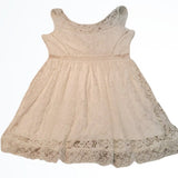 Alrar'd State White Cream Crochet Eyelet Dress Size M
