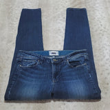 Paige Mid Rise Hoxton Ultra Skinny Blue Jeans Size 29