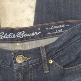 Eddie Bauer Darker Wash Boyfriend Fit Cropped Blue Jeans Size 4