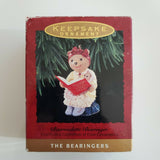 Hallmark Keepsake Ornament 1993 -  Bearnadette Bearinger Bear Reading Book