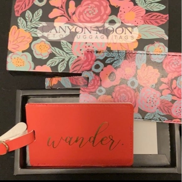Canyon Moon Wander Luggage Tags New In Box