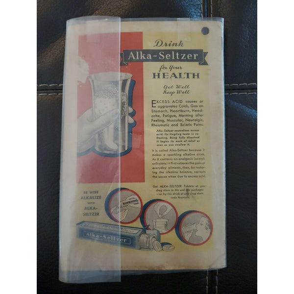 Vintage Dr. Miles 1935/1936  New Weather Almanac & Hand Book