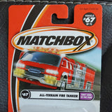 MATCHBOX-ALL-TERRAIN FIRE TANKER 2001 Kids Cars of The Year - #67 OF 75 95259