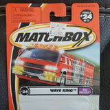 Matchbox #24 of 75 Wave King Turquoise Sun Chasers Series 2001 New 92228