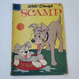 Walt Disney's Scamp #6 Comic Dell Comics 1958 Lady And The Tramp Puppy Bongo