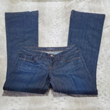 Guess Darker Wash Brittney Flare Blue Jeans Size 25