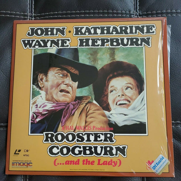 Rooster Cogburn...and the Lady (Laserdisc MCA 1987) John Wayne Katharine Hepburn