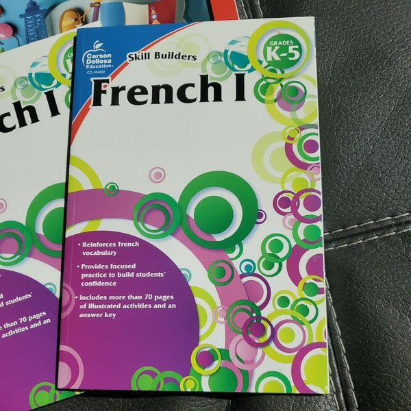Learn French Grades K - 12: Elem Middle / High School Books Degregory, Danielle