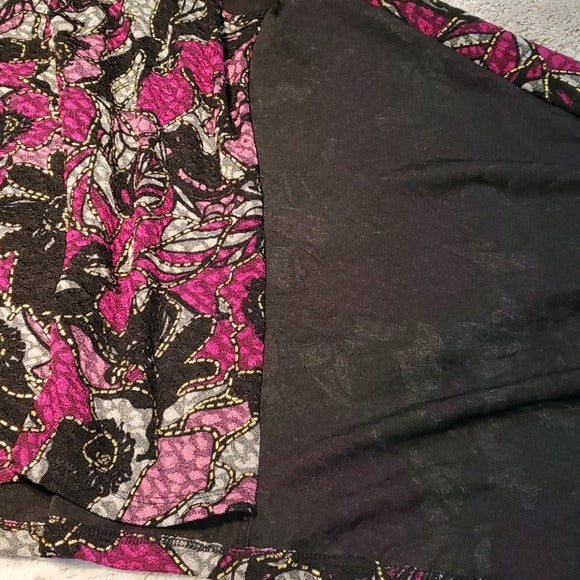 NWT Alia USA Pink Layered Top and Cardigan Set Size S