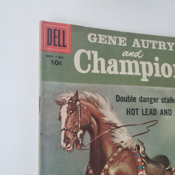 Gene Autry and Champion Dell Comic Book #112 Nov 1956 Hot Lead & Old Lace
