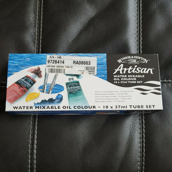 Winsor & Newton Artisan Water Mixable Oil Colour 10 Count Pack of Assorted New