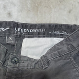 Eddie Bauer Legend Wash Stretch Slightly Curvy Grey Cuffed Shorts Size 2