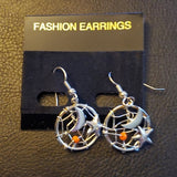 Boutique Gold And Silver Tone Dream Catcher Earring