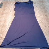 LOFT Navy Jersey Style Side Tie Wrap Dress Size 4