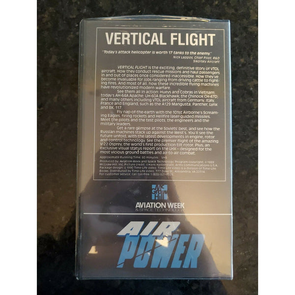 Air Power VHS Vertical Flight Time Life Aviation Week Space Technology Sealed
