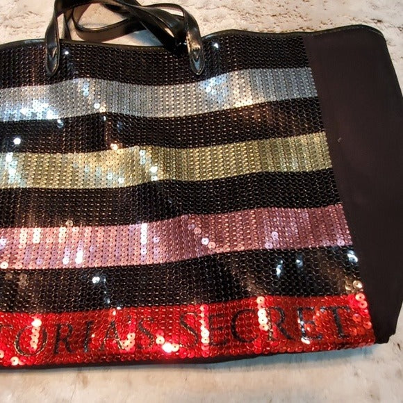 NWT Victoria's Secret Sequin Beach Bag