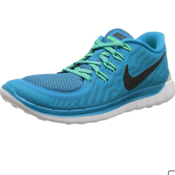 Nike Free 5.0 Blue Mesh Runnimg Shoe Size 7.5