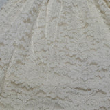 Aqua Cream Floral Lace Detailed A Line Dress Size L
