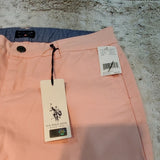 NWT U.S. Polo Assn. Peach Skinny Cropped Pants Size 2