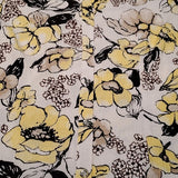 NWT Alia Sketched Floral Hello Yellow Button Up Shirt Size 8