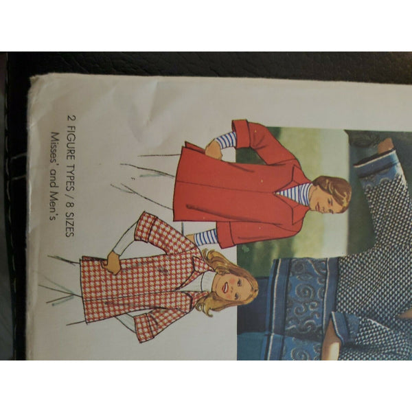 SIMPLICITY Sewing Pattern 7121 UNISEX PULLOVER SHIRT