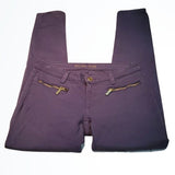 Michael Kors Blue Skinny Jeans w Zippers Size 2