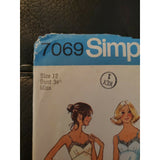 UNCIRCULATED 1975 SIMPLICITY #7069-LADIES (5 STYLE) RETRO SLIP