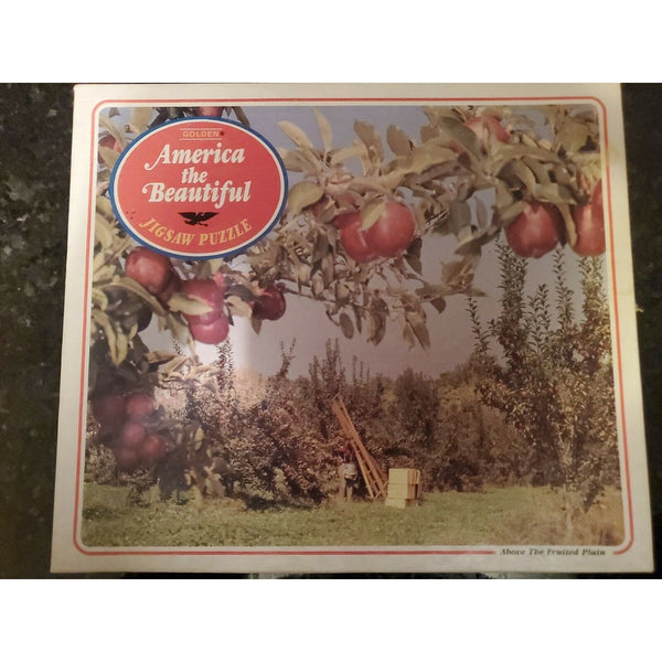 Golden America the Beautiful 1984 Puzzle Above The Fruited Plain 500