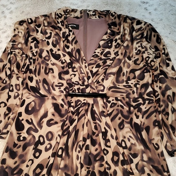 NWT Jones New York Dress Leopard Print Dress Size 6
