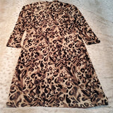 NWT Jones New York Dress Leopard Print Dress Size 6
