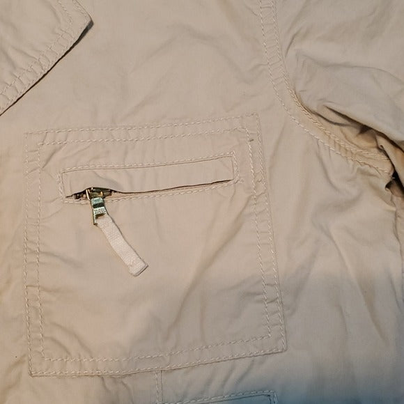 Michael Michael Kors Cream Light Utility Jacket Size XS