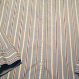 Ralph Lauren Light Blue Striped Button Down Size M