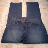 NYDJ Higher Rise Darker Blue Skinny Jeans Size 4