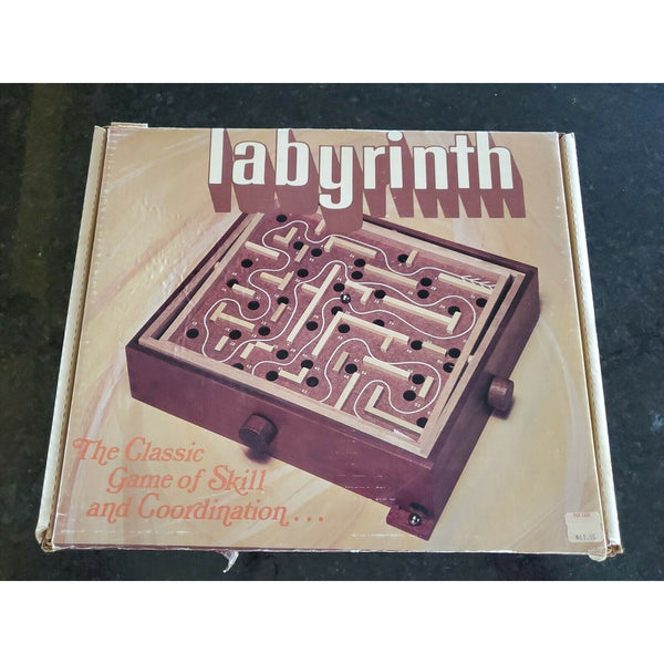 Vintage Crestline Labyrinth Wooden Game