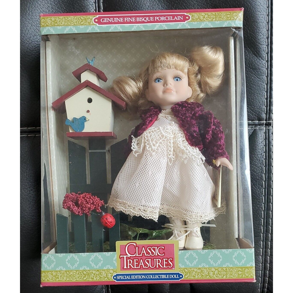 Classic Treasures - Birdhouse and Fence Special Edition Collectible Doll New