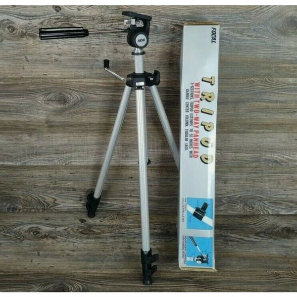 FOCAL Camera Tripod 20-08-43 Extended 55” Folded 21”