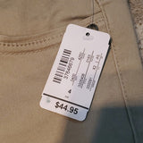 NWT Christopher & Banks Tan Skimmer Straight Fit Pants