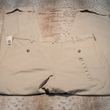 NWT Dockers Relaxed Fit Chino Khaki Cuffed Pant Size 38x32