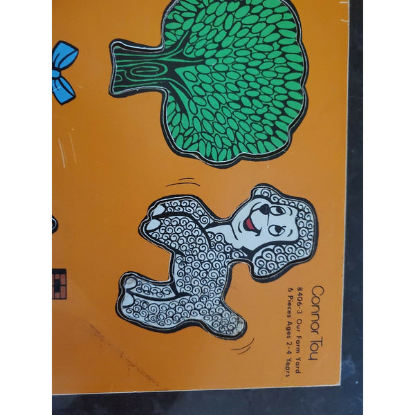 1976 Connor Toy 6 pieces Wooden Discovery Puzzle