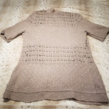 Ann Taylor Loft Long Gray Knit Cardigan Size S