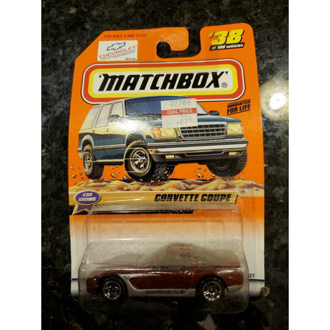 2000 Matchbox Corvette Coupe #38 Die-Cast Car Shows Series 8 Mattel