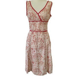 Speechless Red & Cream Paisley Bodice Dress Size 0