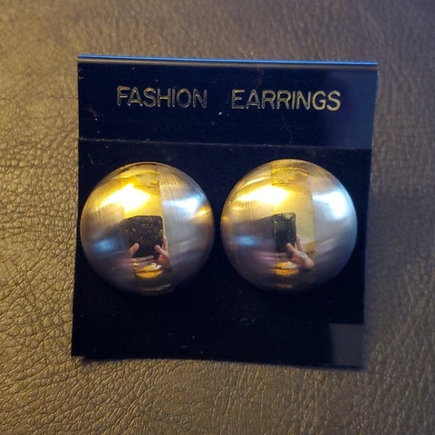 Boutique Shiney Gold Ball Fashion Earrings